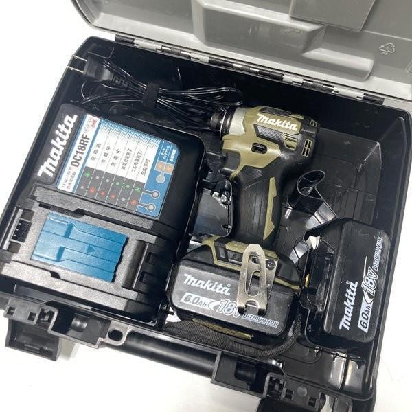 買取30%UP対象 マキタ 充電式インパクトドライバー オリーブ（バッテリー・充電器・ケース付き）｜福井市 ドクターツール飯塚BASE店